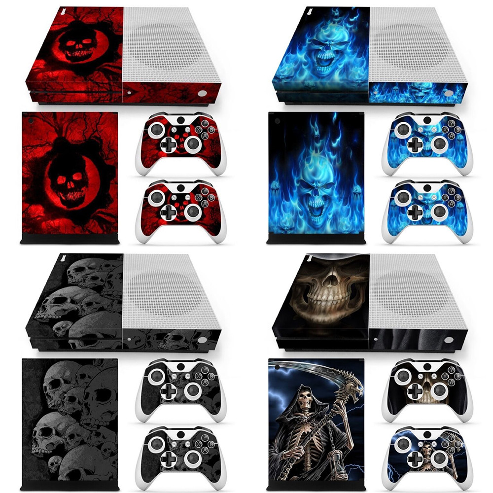 Gaming Console Xbox One - 15 Farben Neues Totenkopf-Design Aufkleber für