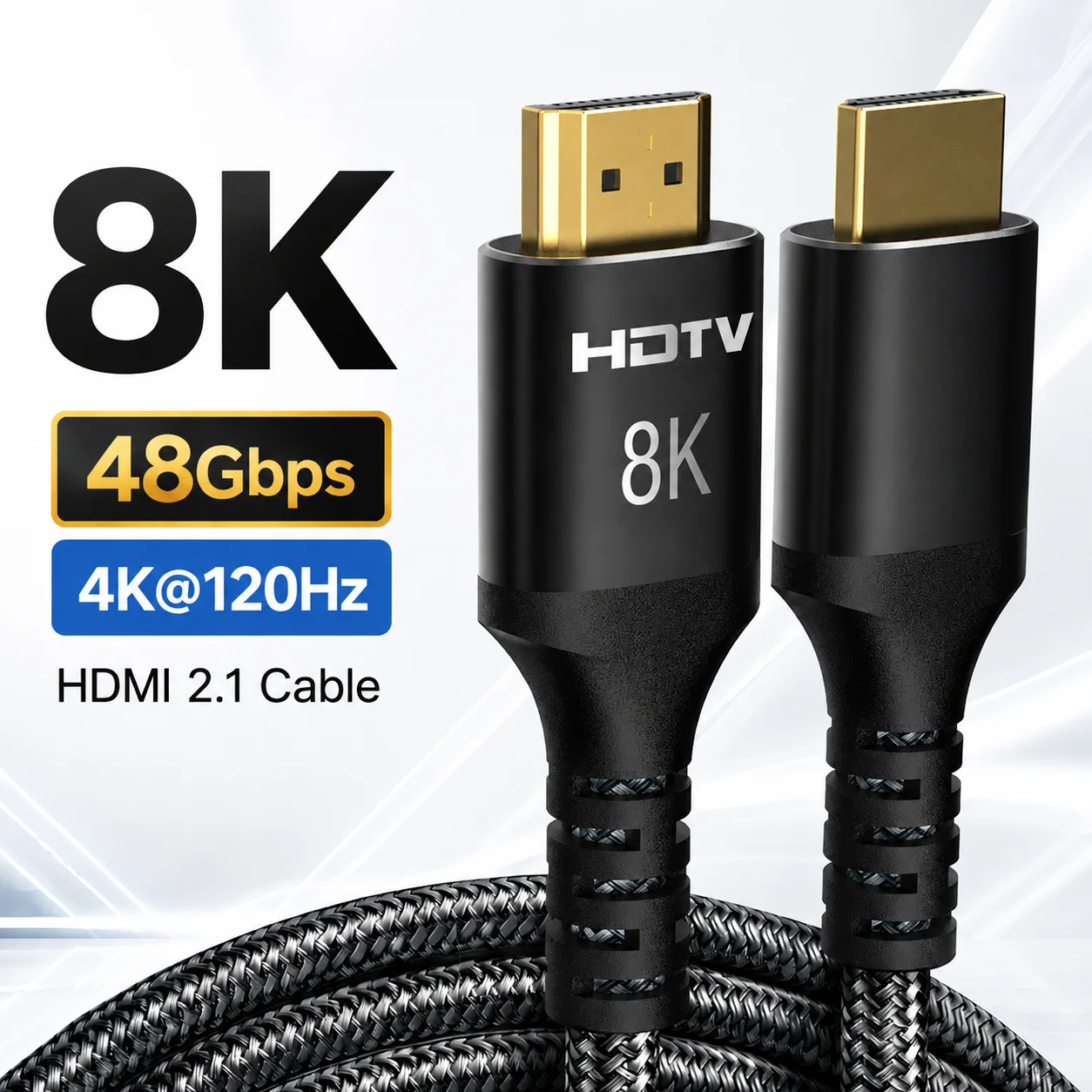 Hdmi Cable 2.1 - 8K HDMI zu HDMI 2.1 Kabel