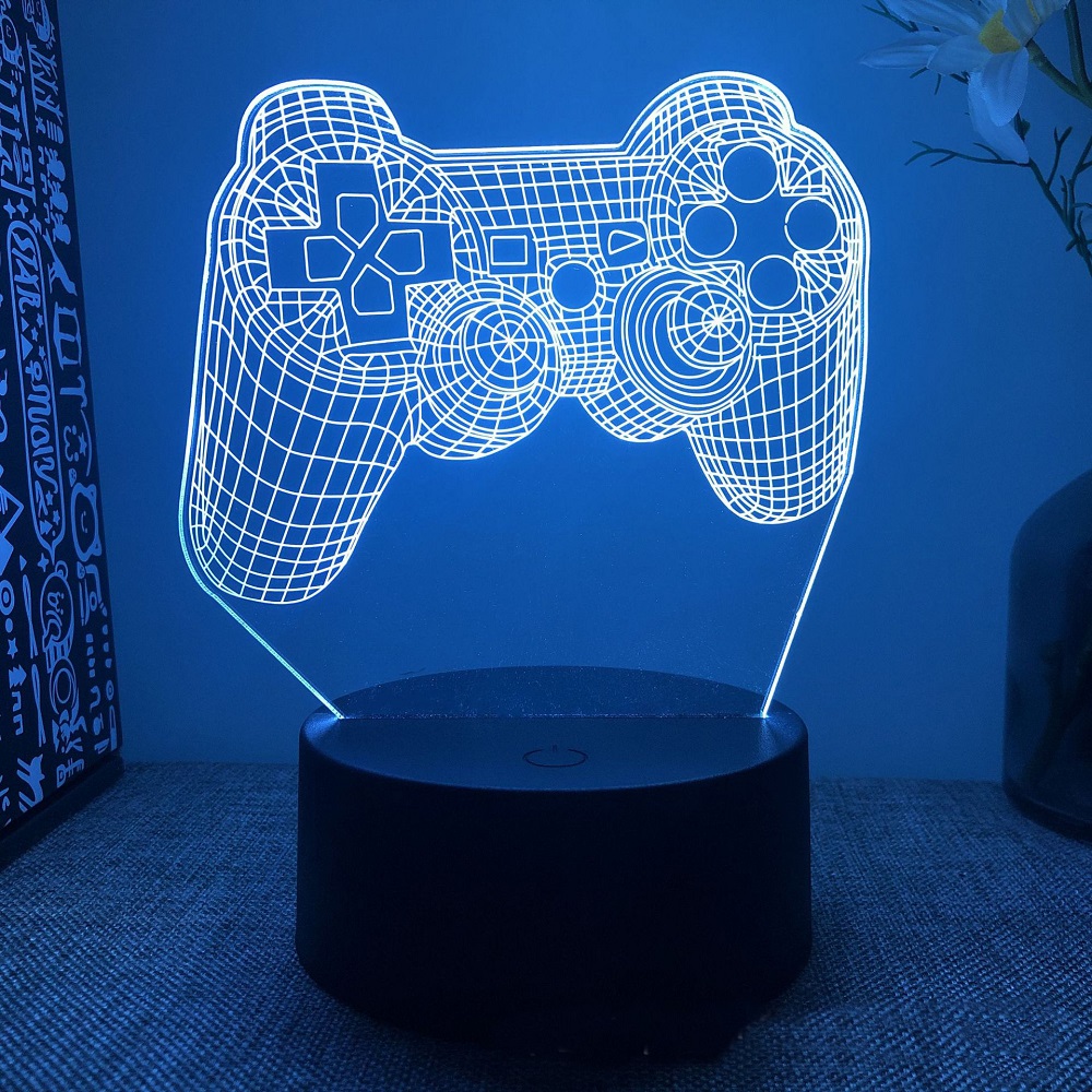 Gaming Console Icon - 3D Illusion Nachtlampe Gaming Room Game