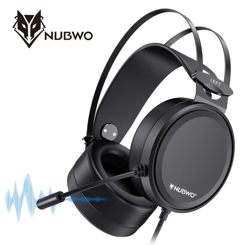 Gaming Console Xbox One - NUBWO Kabelgebundene Over-Ear-Gaming-Kopfhörer mit Geräuschunterdrückung, N7-Headsets,