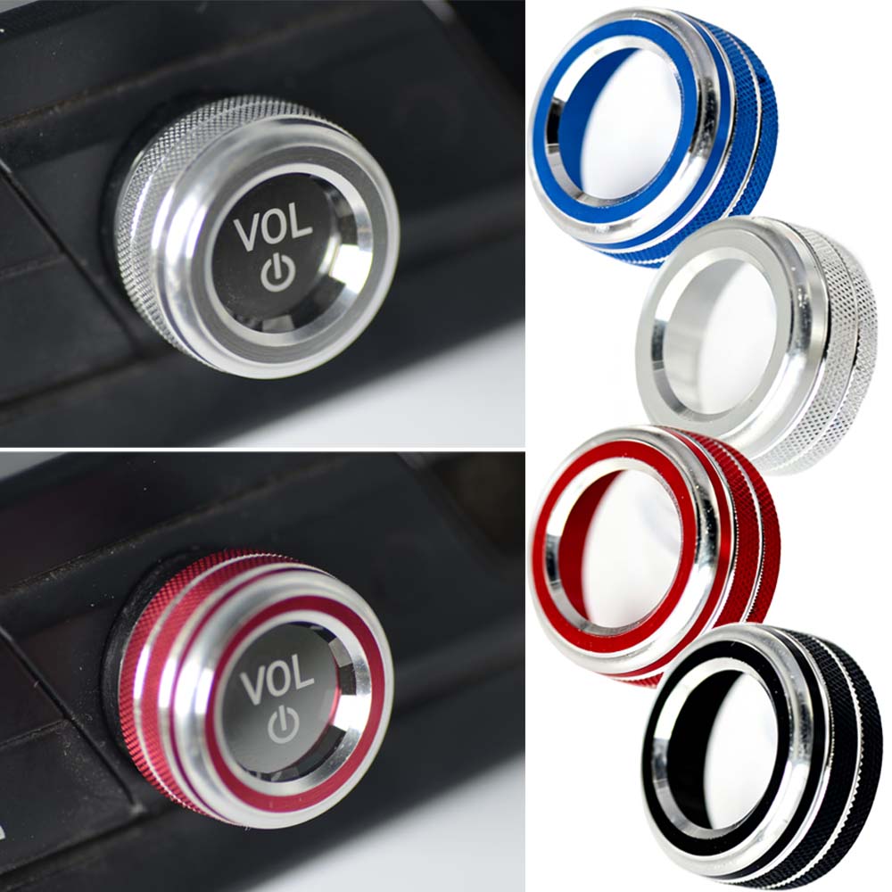 Gaming Console X7 - Auto-Mittelkonsole Lautstärkeregler-Zierring-Aufkleber für BMW 3er 4er