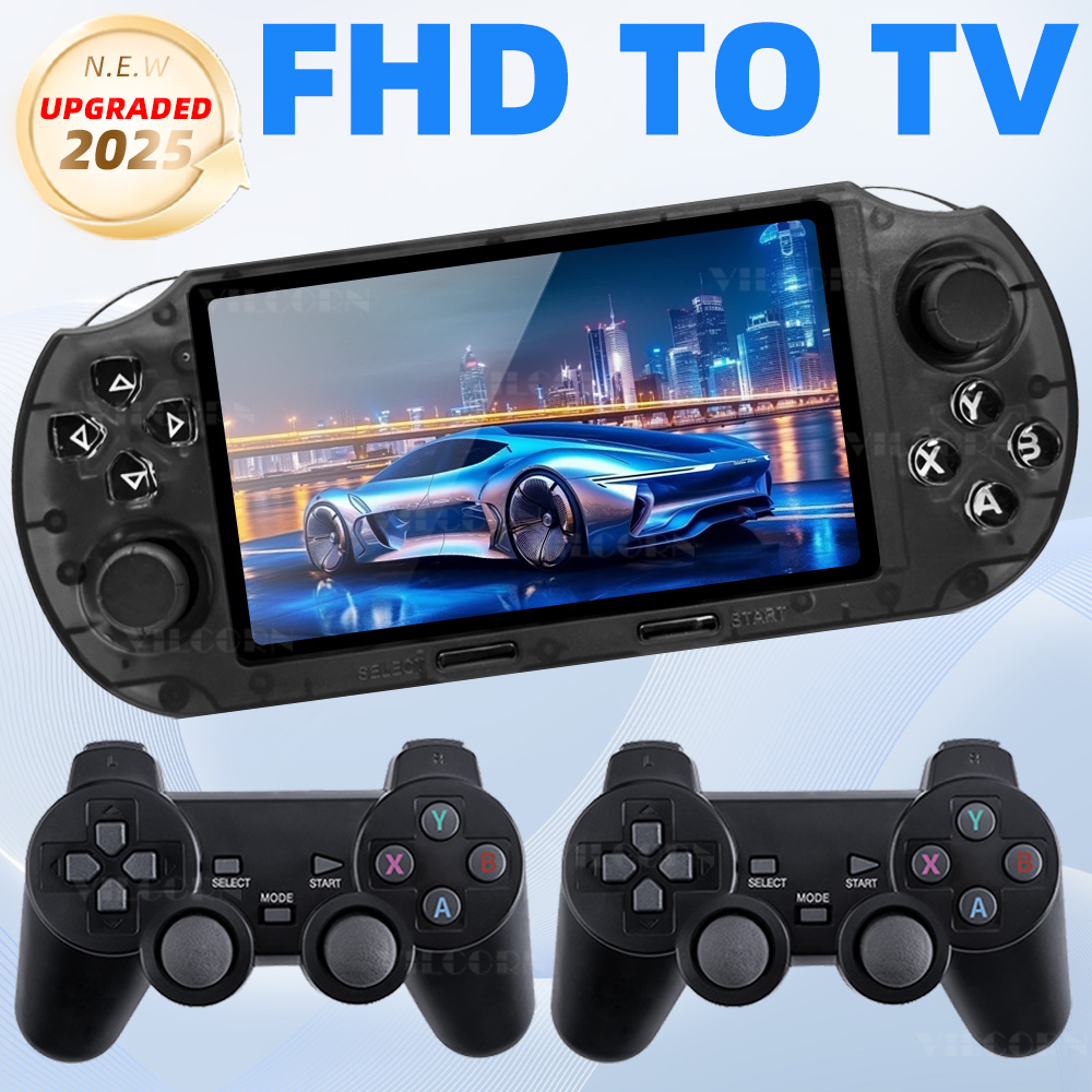 Gaming Console X7 - VILCORN SF3000 HD Handheld-Spielkonsole für PS1
