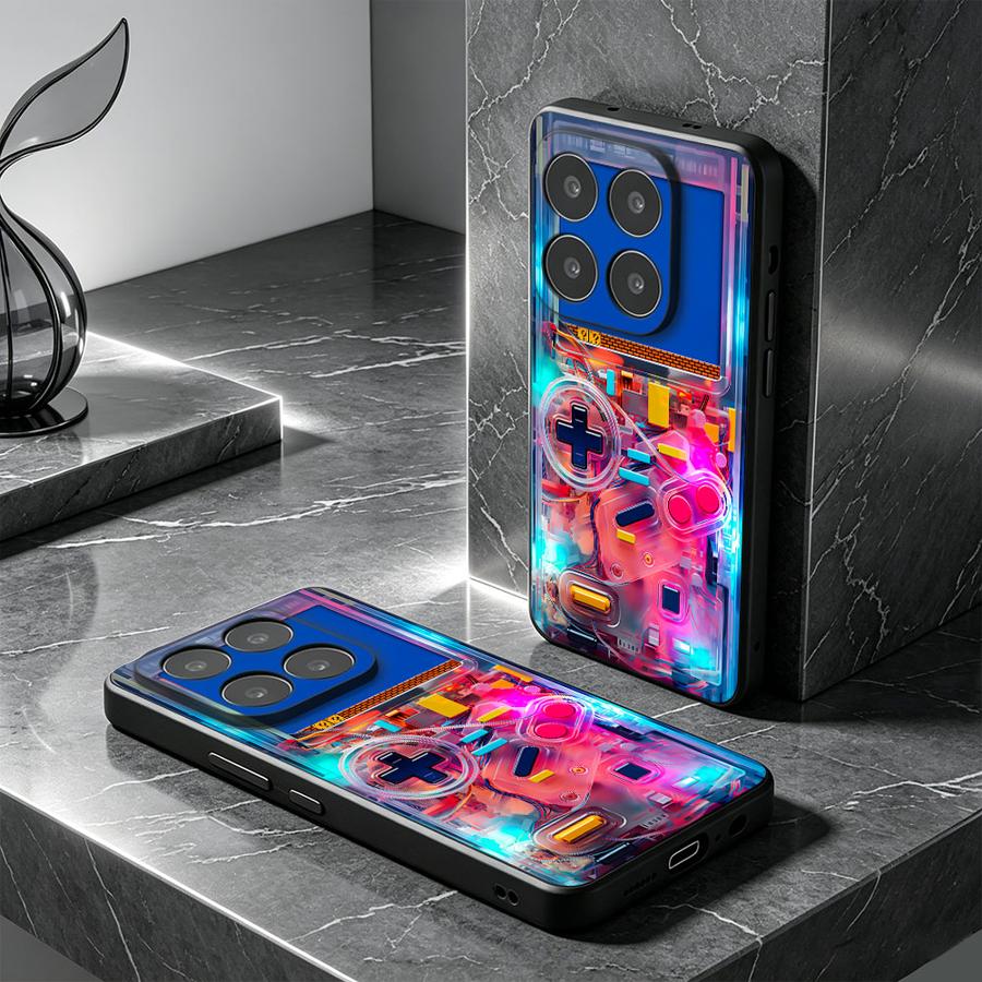 Gaming Console X7 - Farbige Gaming-Konsolen-Handyhülle für Honor 600 Lite