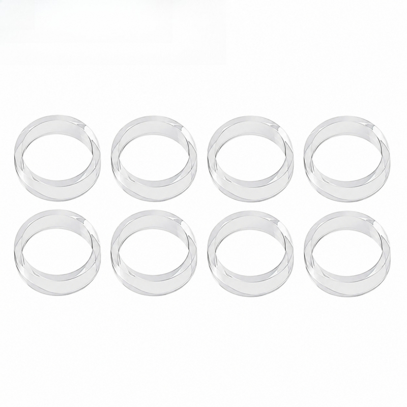 Gaming Console Rog - 8 Stück elastische Silikon-Joystick-Ringe passend für