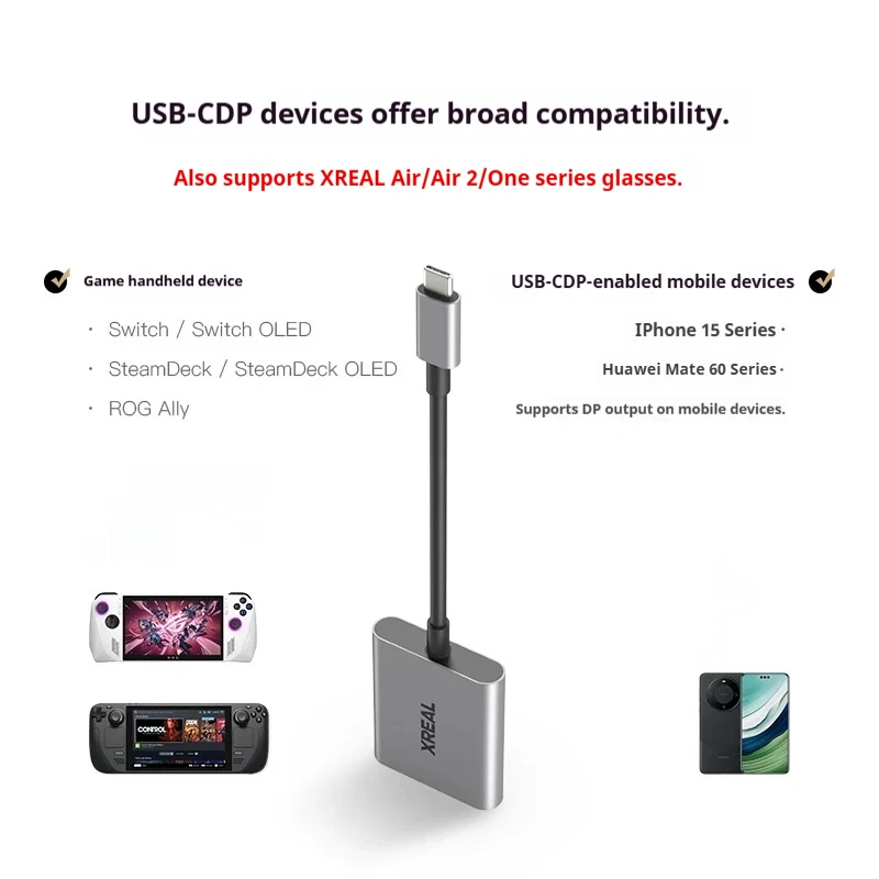 XREAL Hub USB-C-Adapter für AR – Gaming Console Car Bewertung und Preis