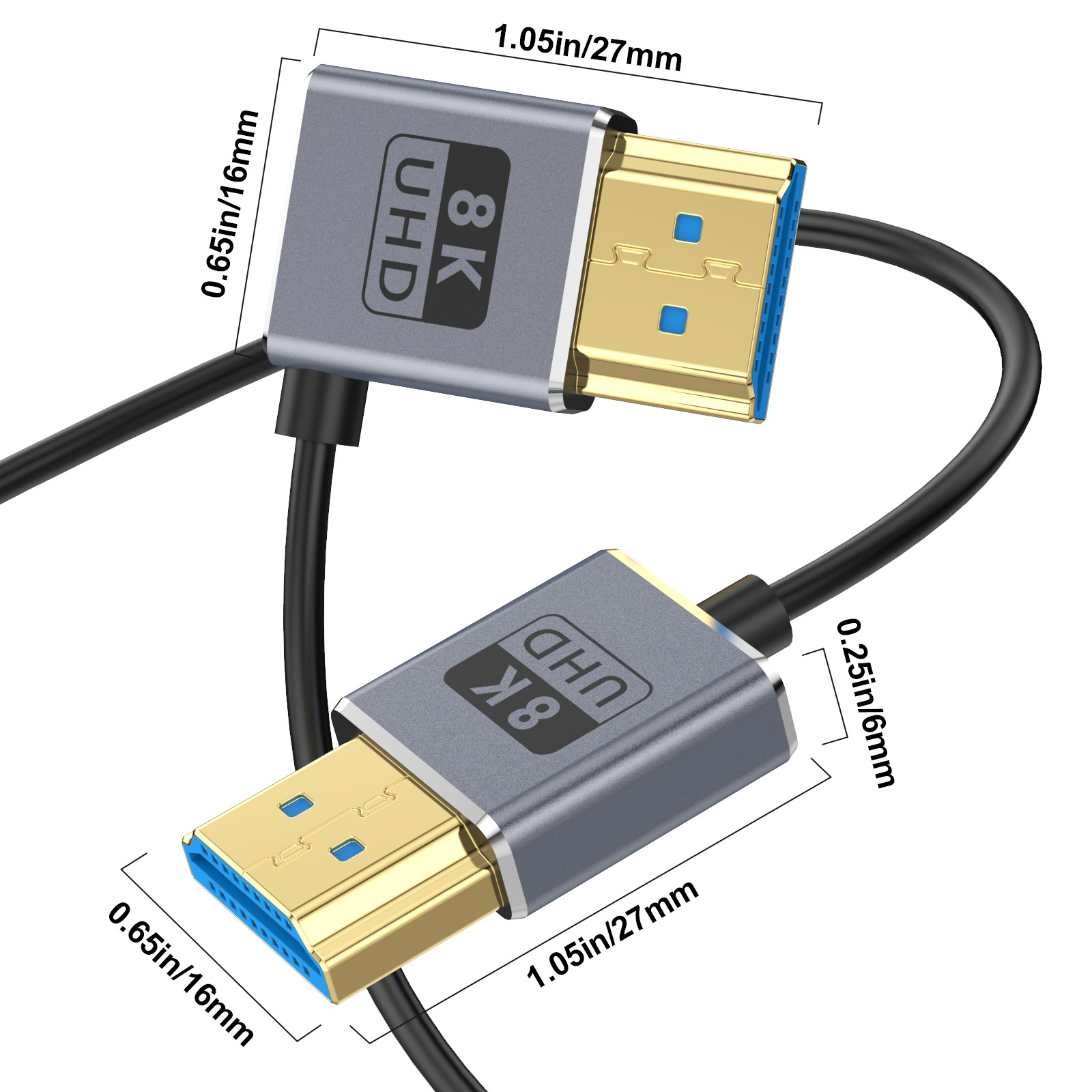 Koaxiales HDMI 8K HDMI 2.1 Kab – Hdmi Cable 2.1 Bewertung und Preis