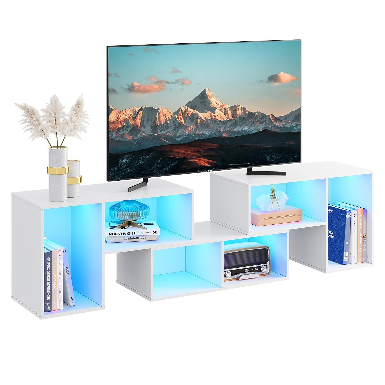 Verstellbarer TV-Ständer mit L – Gaming Console Tv Stand Bewertung und Preis