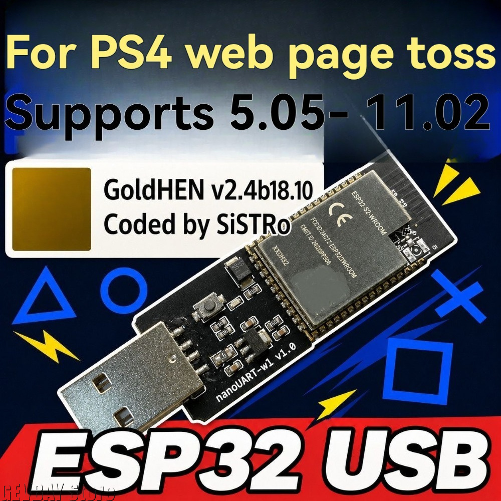Für PS4 5.05-11.02 Web-Version – Gaming Console Esp32 Bewertung und Preis