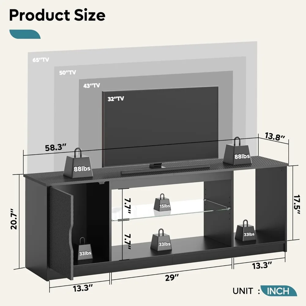 Bestier Led Entertainment Cent – Gaming Console Tv Stand Bewertung und Preis