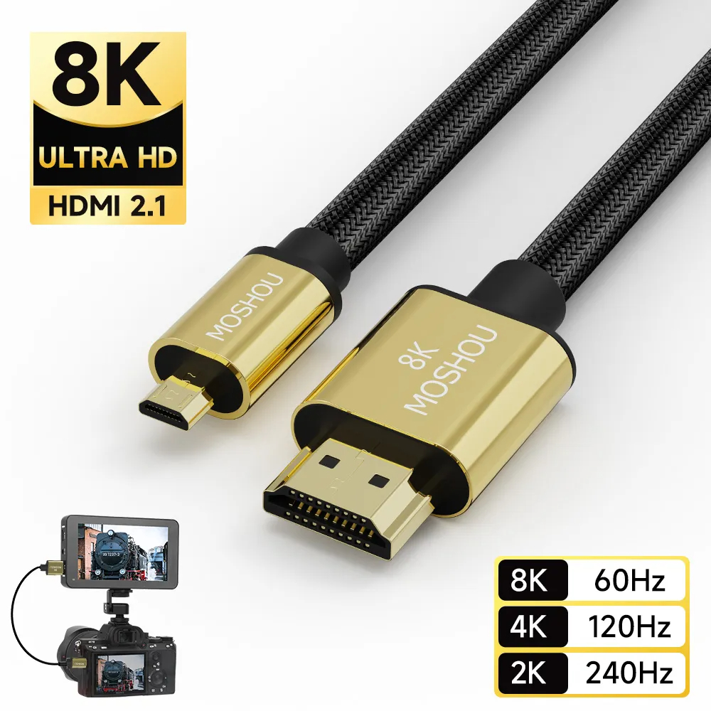Micro HDMI zu HDMI-kompatibel  – Hdmi Cable 2.1 Bewertung und Preis