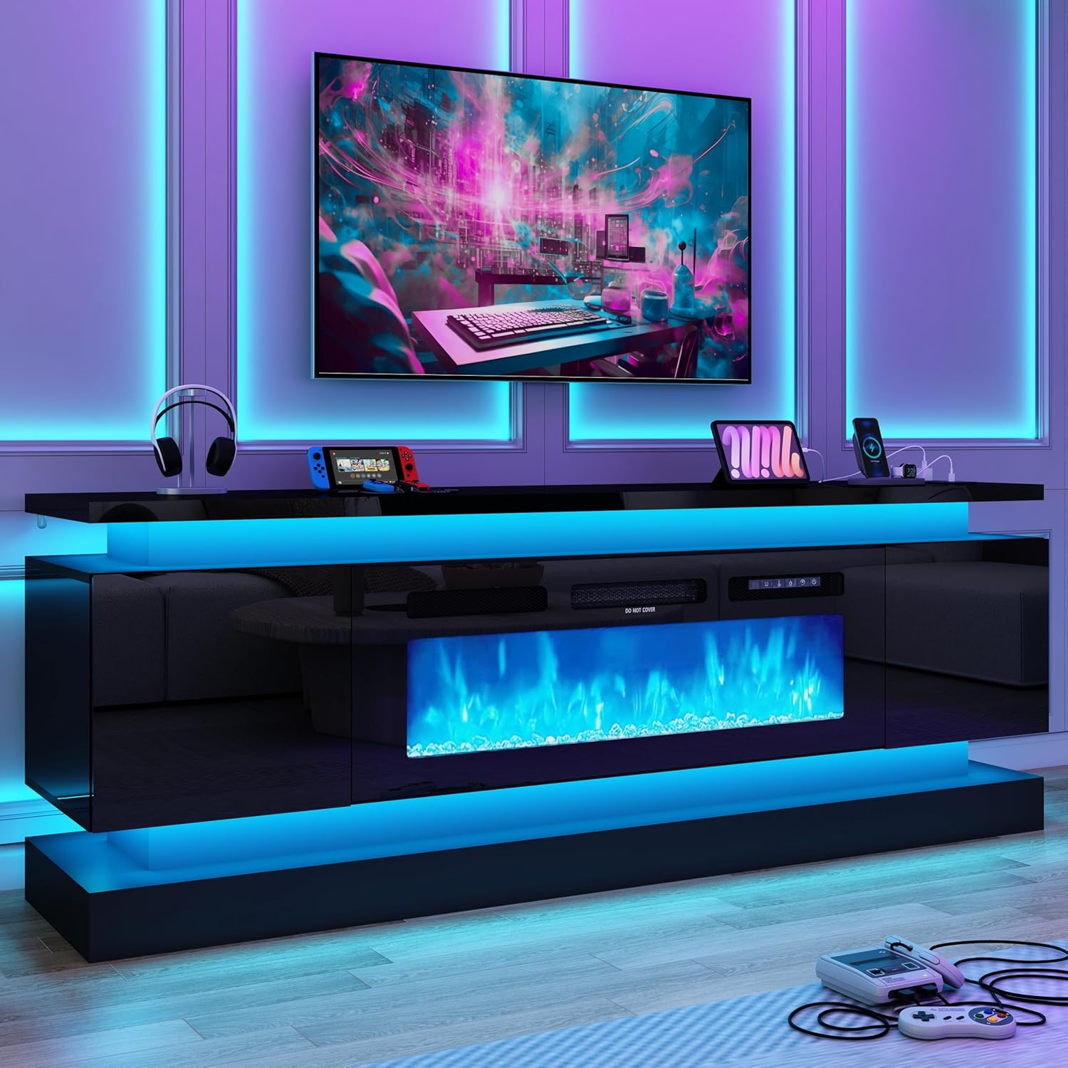 71-Zoll-LED-TV-Ständer mit 40- – Gaming Console Tv Stand Bewertung und Preis
