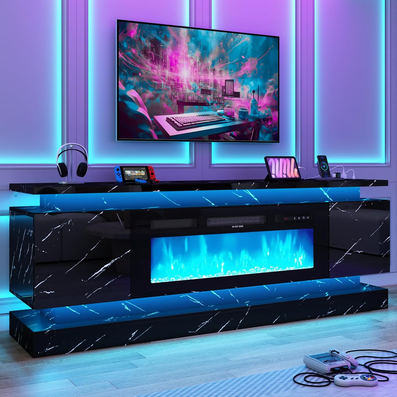 71-Zoll-LED-TV-Ständer mit 40- – Gaming Console Tv Stand Bewertung und Preis