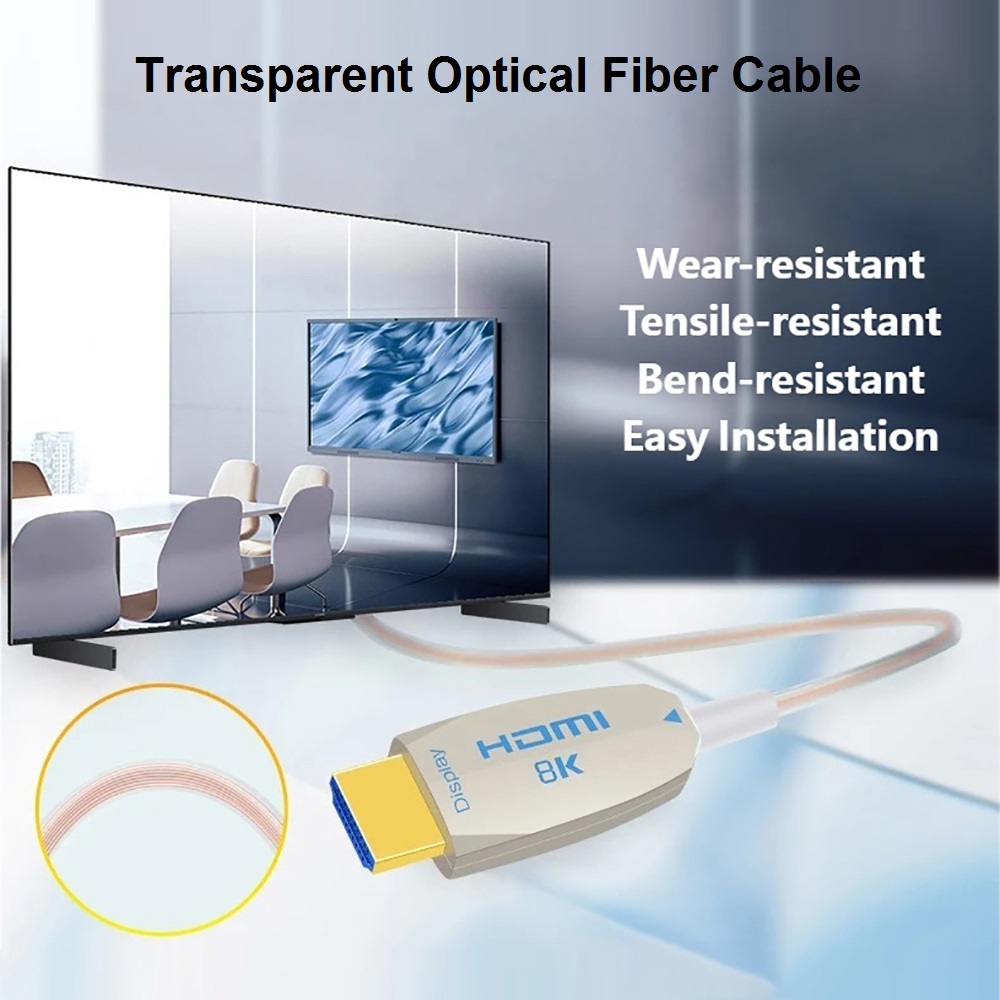 Ultradünnes 8K HDMI 2.1 Glasfa – Hdmi Cable 2.1 Bewertung und Preis