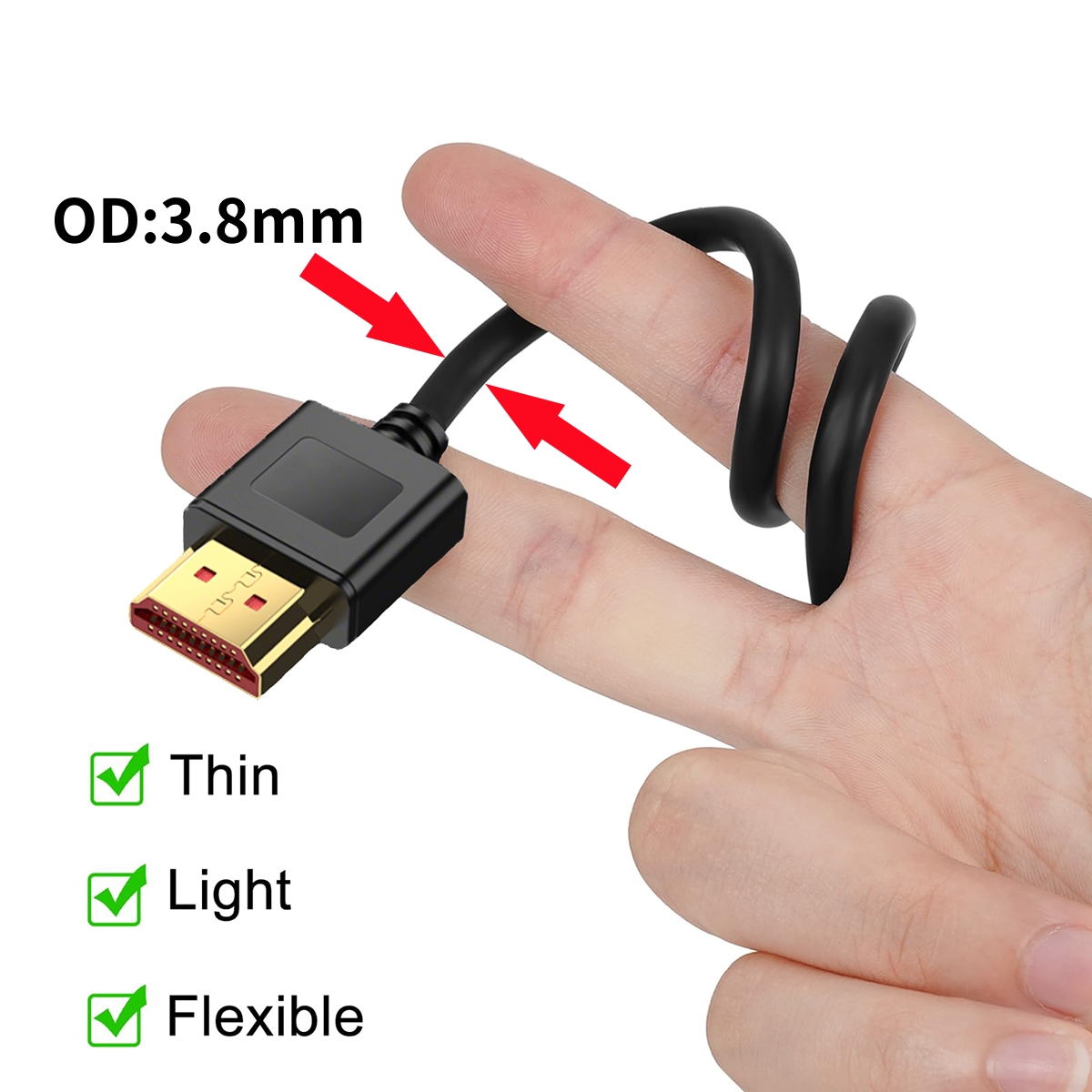 90 Grad nach oben/unten/links/ – Hdmi Cable 2.1 Bewertung und Preis