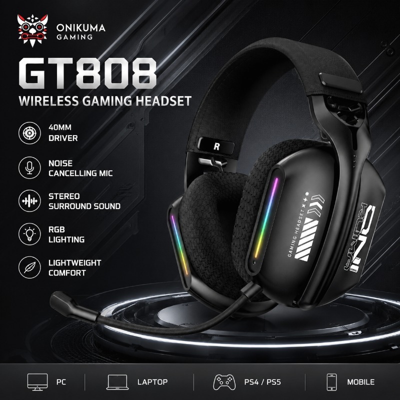 ONIKUMA GT808 Gaming-Headset,  – Gaming Console Amazon Bewertung und Preis