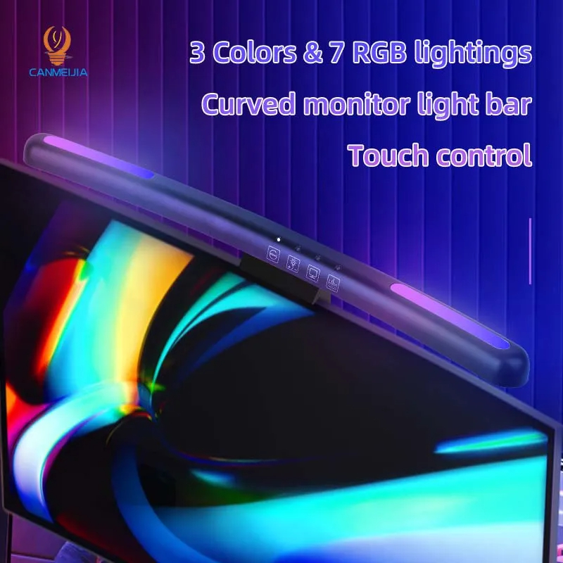 Gebogene LED-Monitor Licht lei – Pad Gaming Console Bewertung und Preis